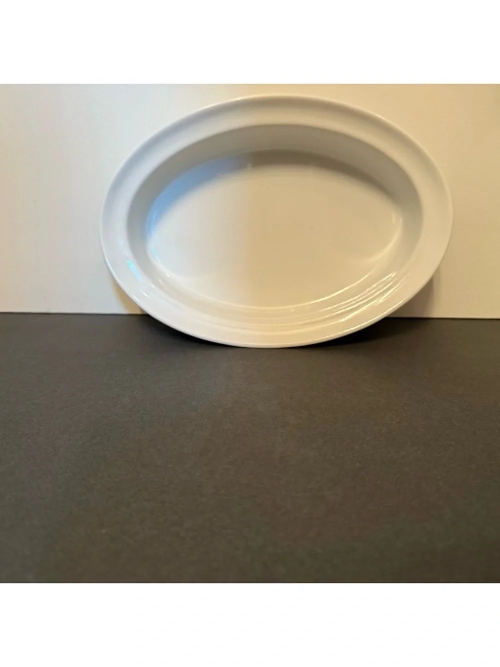 CRATE & BARREL BAKING DISH WHITE PORCELAIN OVAL HOME KITCHEN BAKEWEAR